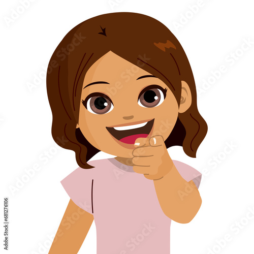 Girl saying Its you. Small ...