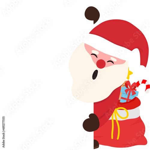 Christmas Santa Claus Illustration, PNG Transparency