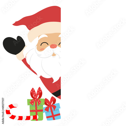 Christmas Santa Claus Illustration, PNG Transparency © 9george