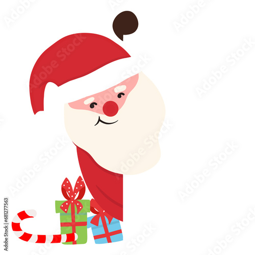 Christmas Santa Claus Illustration, PNG Transparency © 9george