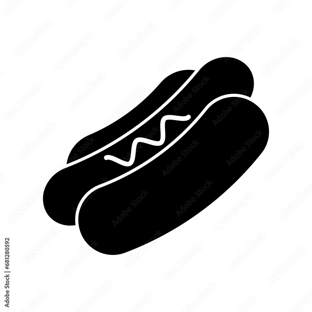 Hot dog icon vector design templates simple and modern Hot dog icon vector design templates simple and modern