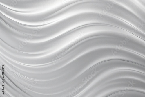 Sleek wavy white pattern, ideal for modern design, abstract backgrounds, and dynamic texture concepts.