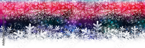 クリスマス　雪　冬　風景　背景