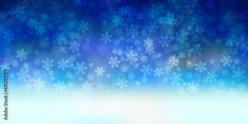 クリスマス　雪　冬　風景　背景