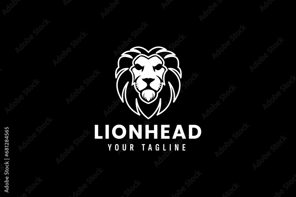 lion logo vector icon illustration lion logo vector icon illustration