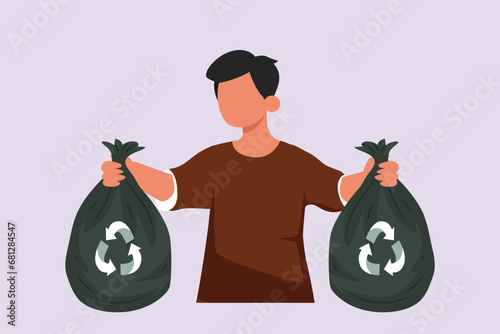 World Environment day. Colored flat vector illustration isolated.