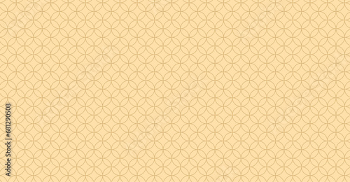 Background pattern seamless luxury black and gold wave circle line abstract. Geometric line panorama vector design. Christmas background.