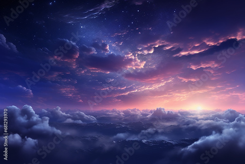 幻想的な雲 photo