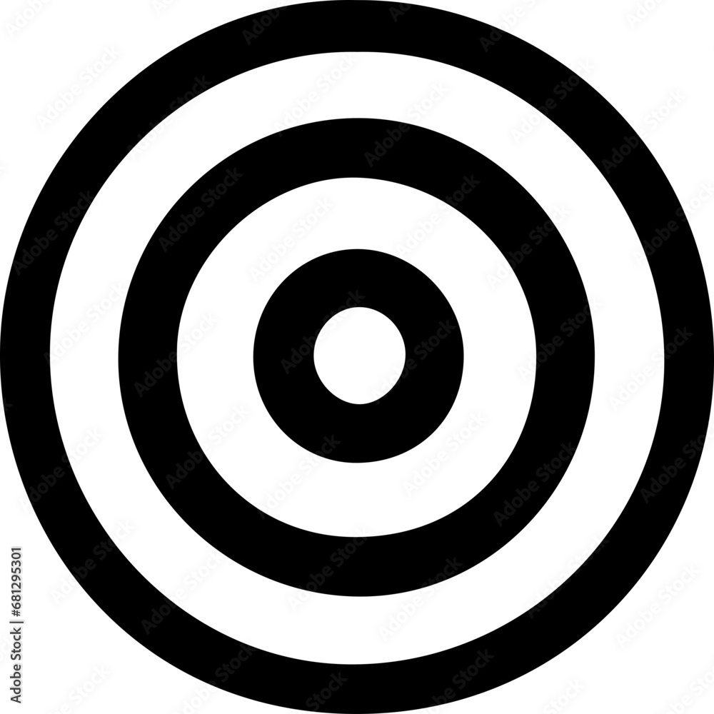 black and white target black and white target