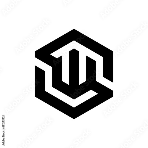 logo design vector abstract modern symbol logo icon initials