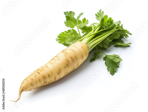 Parsnip isolated on white.