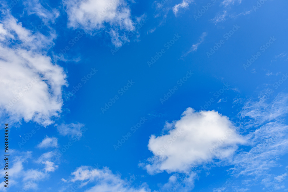 Beautiful blue sky and clouds for background Beautiful blue sky and clouds for background