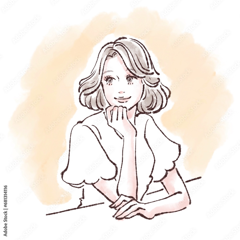 女性・女の子のイラスト素材