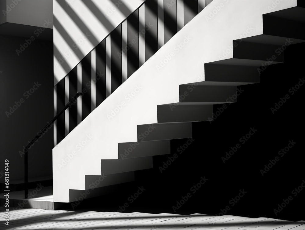 Urban Geometry Through Minimalist Lines and Shadows Urban Geometry Through Minimalist Lines and Shadows