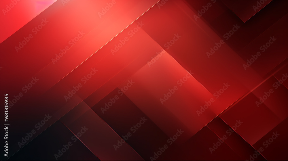 abstract red square Modern Business Background. Modern abstract red background with minimalist dynamic and smooth square shapes. - obrazy, fototapety, plakaty 