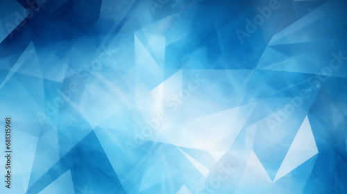 Abstract blue textured polygonal background. Loopily Trendy Background with copy-space.  © Nenone