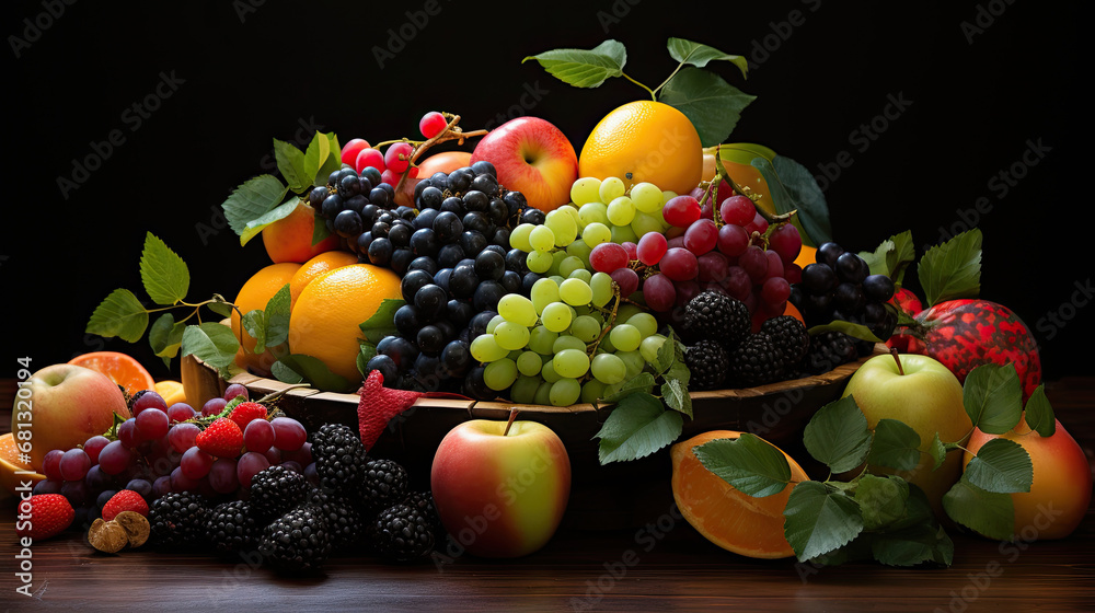 Ingredients fruit in a basket, multiple fruits in one table, fresh fruits. Ingredients fruit in a basket, multiple fruits in one table, fresh fruits.