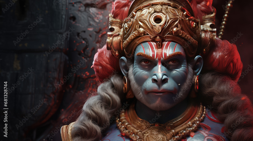 Fototapeta premium Lord Hanuman