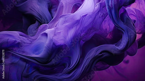 Abstract background with fluid colors in purple and black neon, purple Waves Abstract background, textured, purple marbles, Ink Liquid Modern Abstract Backdrop.