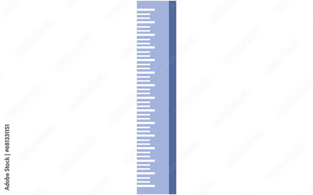 Digital png illustration of blue ruler on transparent background Stock ...