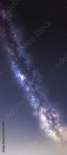 天の川の掛かった星空