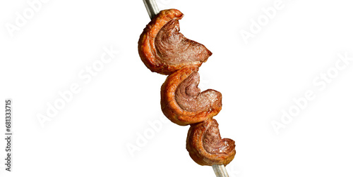 Picanha Meat Food, Brazilian food, American food on white background