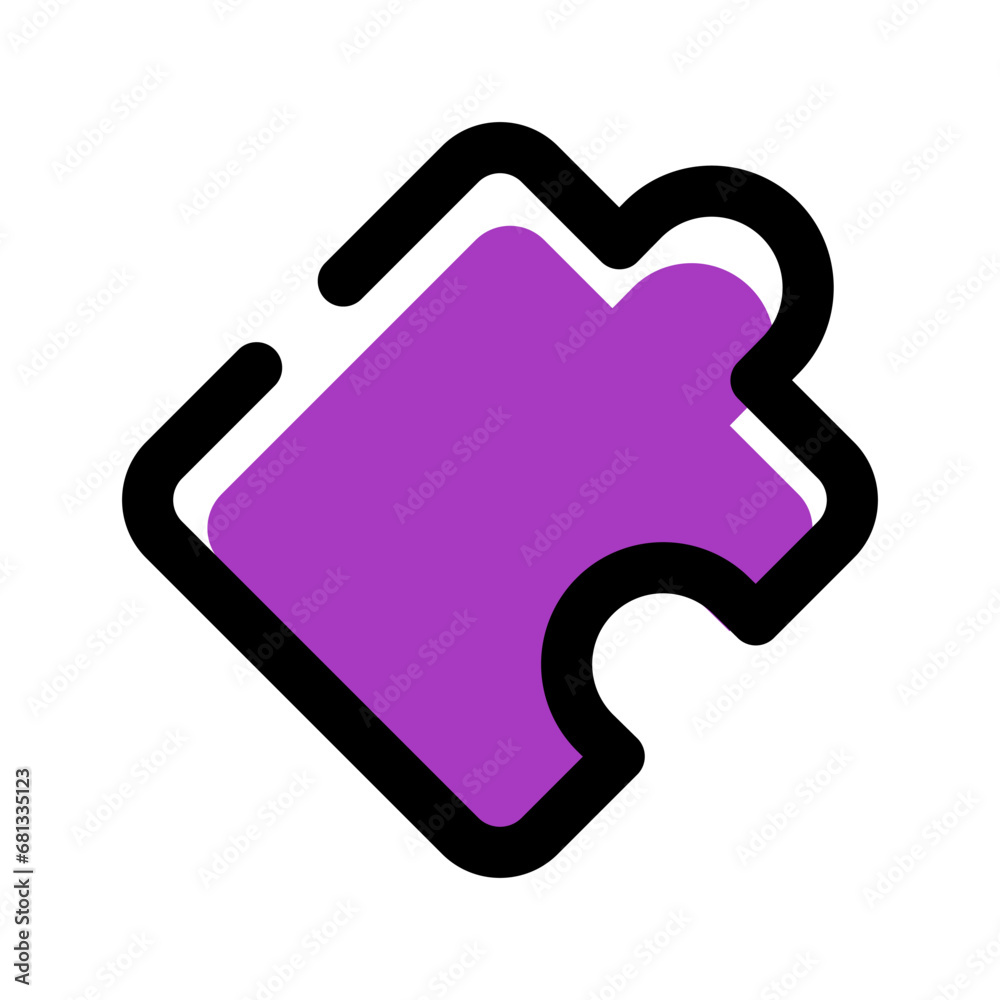 Puzzle icon vector symbol design illustration Puzzle icon vector symbol design illustration