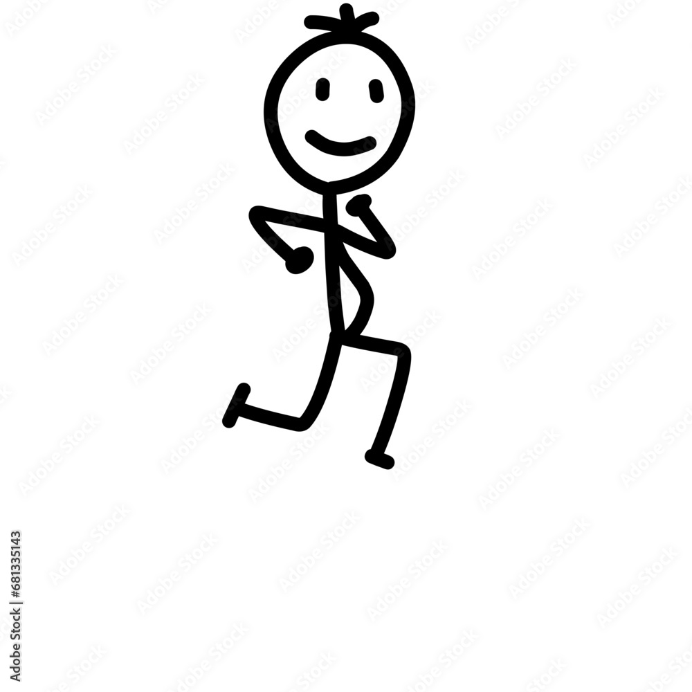 Sticks man illustration Sticks man illustration