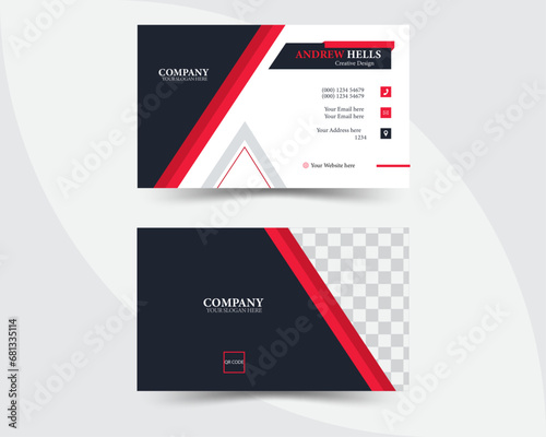 Creative Business Card - Creative and Clean Business Card Template. photo