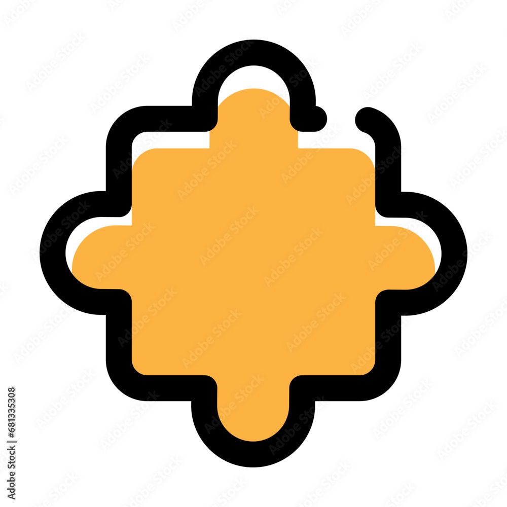 Puzzle icon vector symbol design illustration Puzzle icon vector symbol design illustration