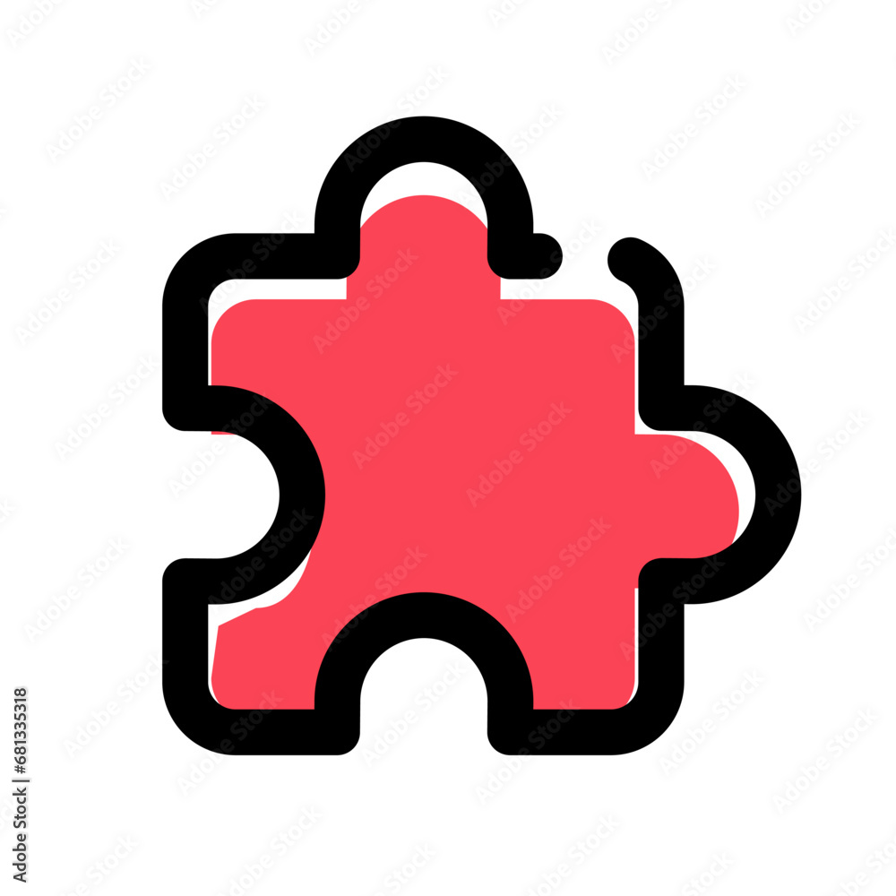 Puzzle icon vector symbol design illustration Puzzle icon vector symbol design illustration