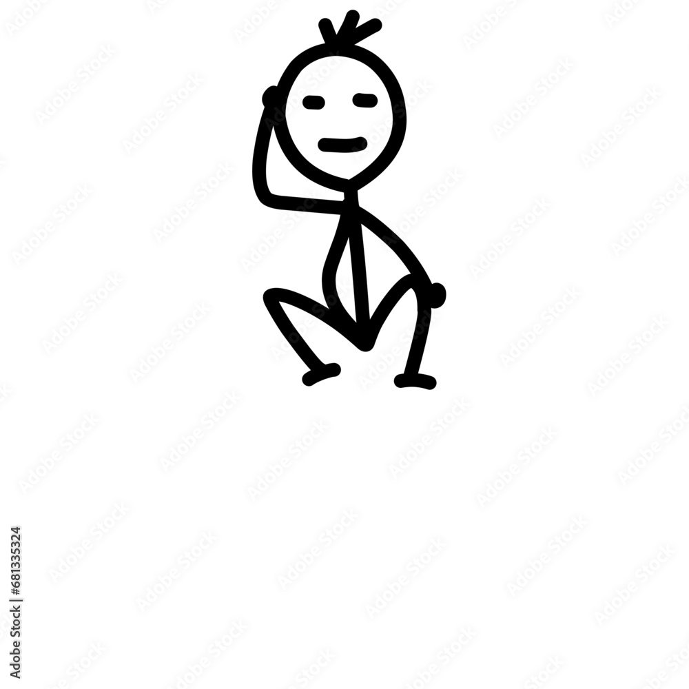 Sticks man illustration Sticks man illustration
