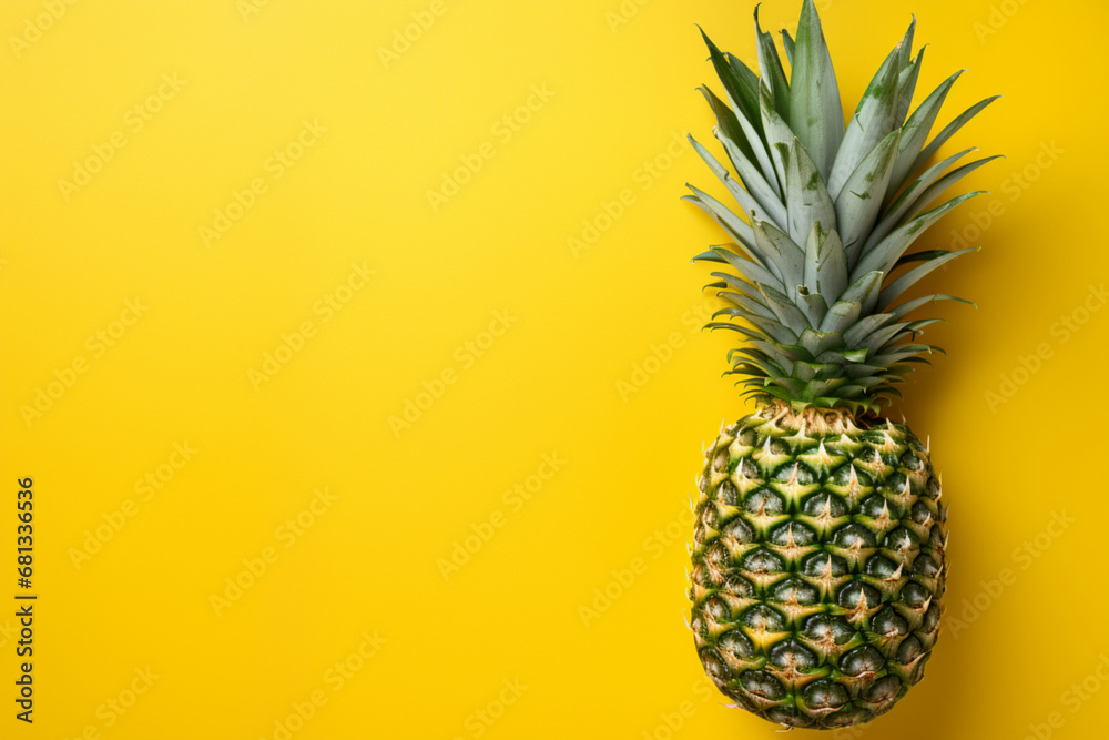 pineapple on a wooden table pineapple on a wooden table