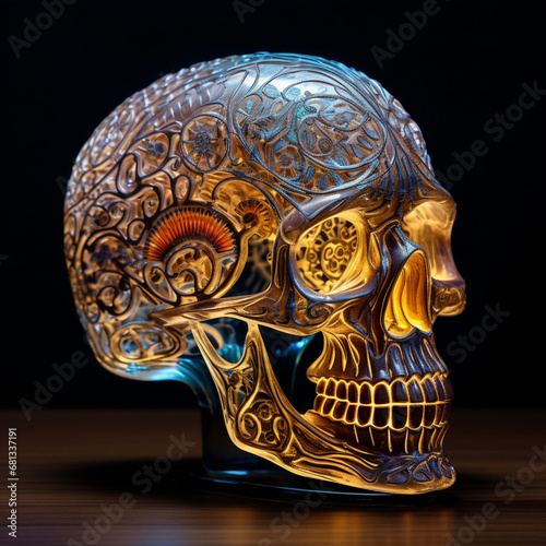 skull and crossbones art & Technolohy