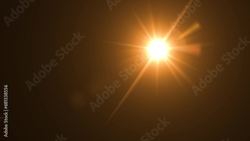 sun light lens flares art animation background photo