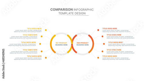 Dos and Don’ts Comparison Modern Infographic Design Template photo