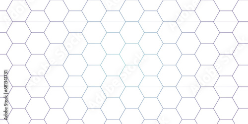 Background with lines hexagon and Abstract background hexagonal  modern abstract vector polygonal pattern. Futuristic abstract honeycomb technology white background. Luxury white hexagon pattern.