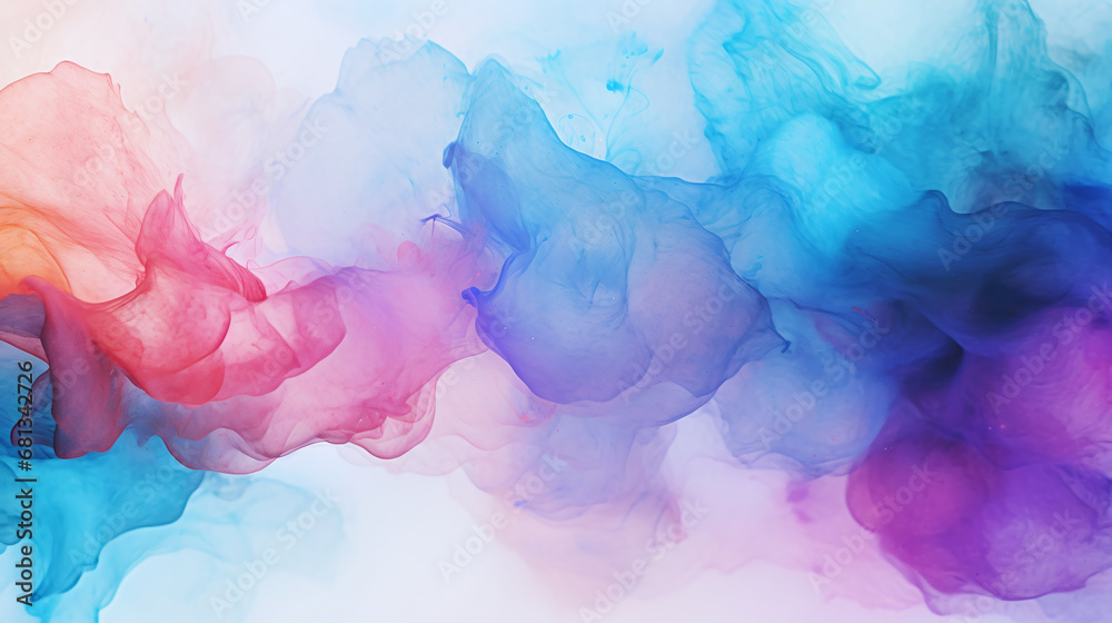 Background of an abstract colourful smoke