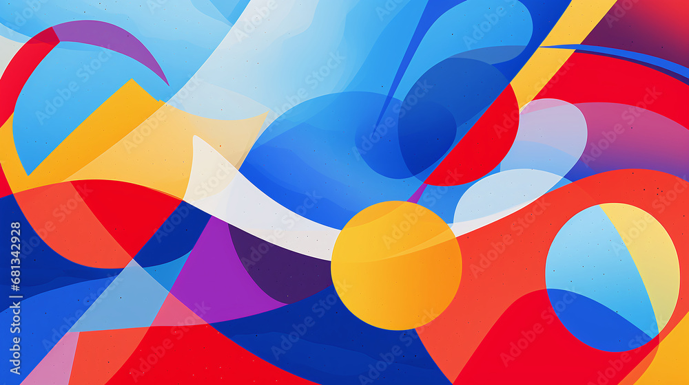 Background Design of Colorful Geometric Patterns Background Design of Colorful Geometric Patterns