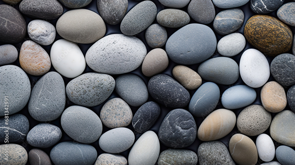 A close-up of a pile of rocks. Generative Ai A close-up of a pile of rocks. Generative Ai