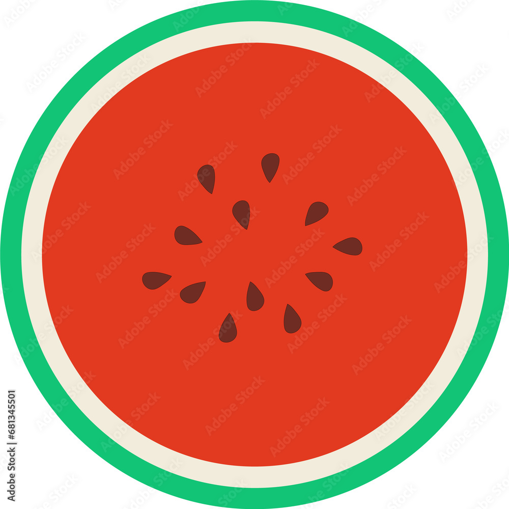 Fototapeta premium watermelon illustration