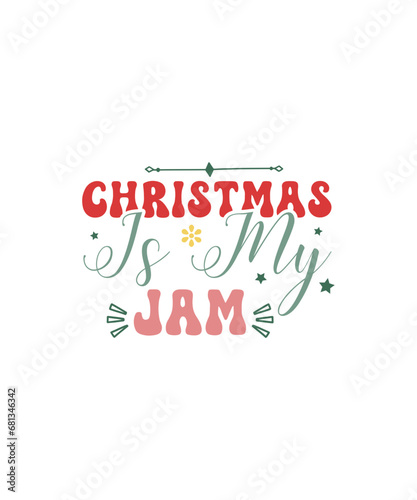 Retro Christmas SVG Bundle, Retro Christmas png, Groovy Christmas svg, Christmas Words svg, Christmas Shirt svg, mama claus svg, Cricut