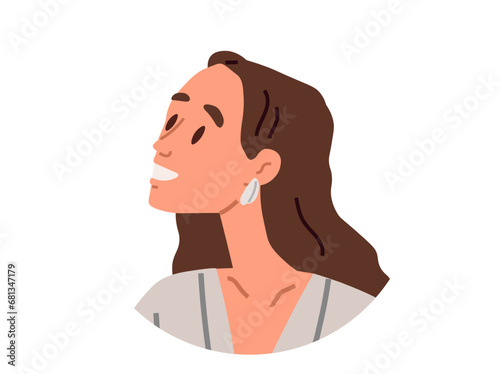 People faces vector illustration. The concept peoples faces encompasses multitude appearances and expressions found in society Appearance is outward expression persons individuality and unique traits