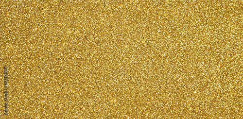 Gold glitter texture sparkling shiny wrapping paper background for Christmas holiday seasonal wallpaper decoration, greeting and wedding invitation card design element