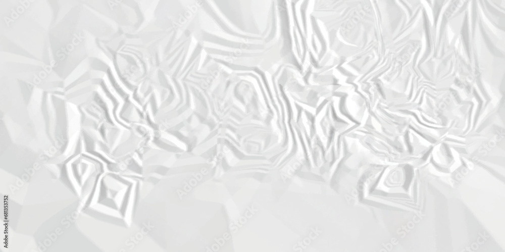 White crumpled paper texture . White wrinkled paper texture. White paper texture . White crumpled and top view textures can be used for background of text or any contents .	
