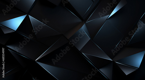 Soft black geometric background with a matte finish.