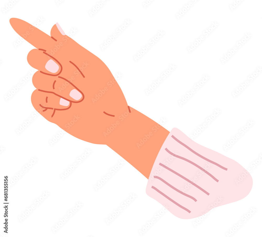 Hands pose vector illustration. The flexibility wrist allowed for graceful hand movements The delicate touch finger created connection between two souls The hands pose concept embodied harmony