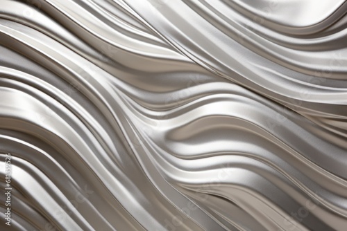 a glossy silver metal surface with a fluid chrome mirror effect, creating an exquisite water-like backdrop. SEAMLESS PATTERN. SEAMLESS WALLPAPER