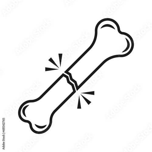 Broken bone icon