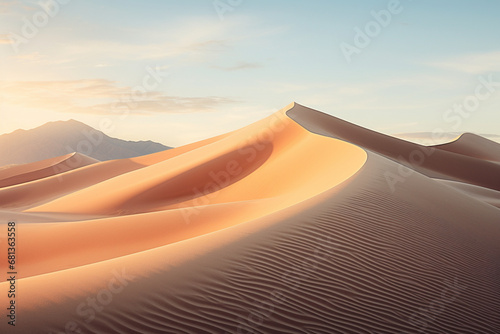 sand dunes in the desert © Nature creative